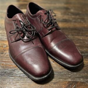 Johnston & Murphy Men's Oxford Shoes - Dark Burgundy